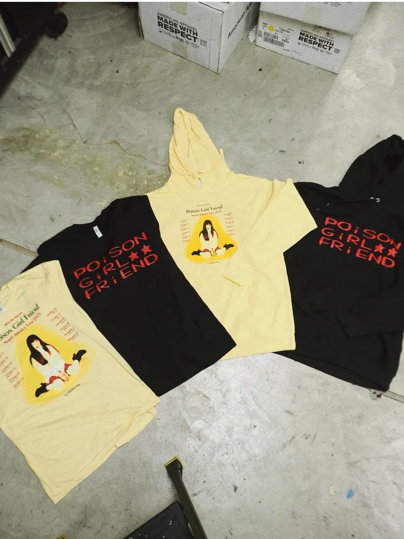 2025 Tour Shirts (Yellow / Love Me)